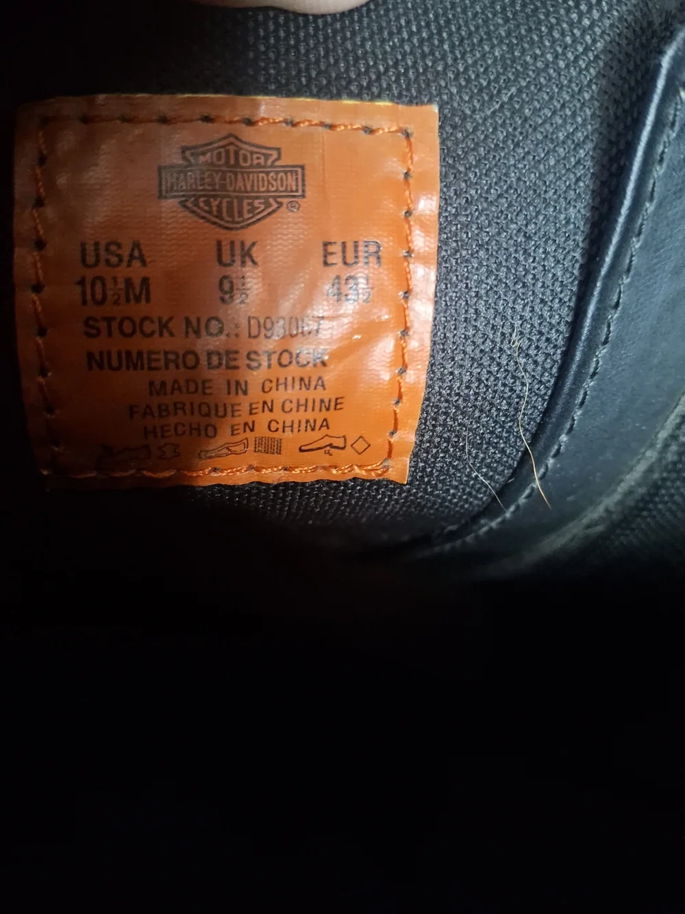 Harley-Davidson Black Leather Mid-Calf Zip & Buckle Boots